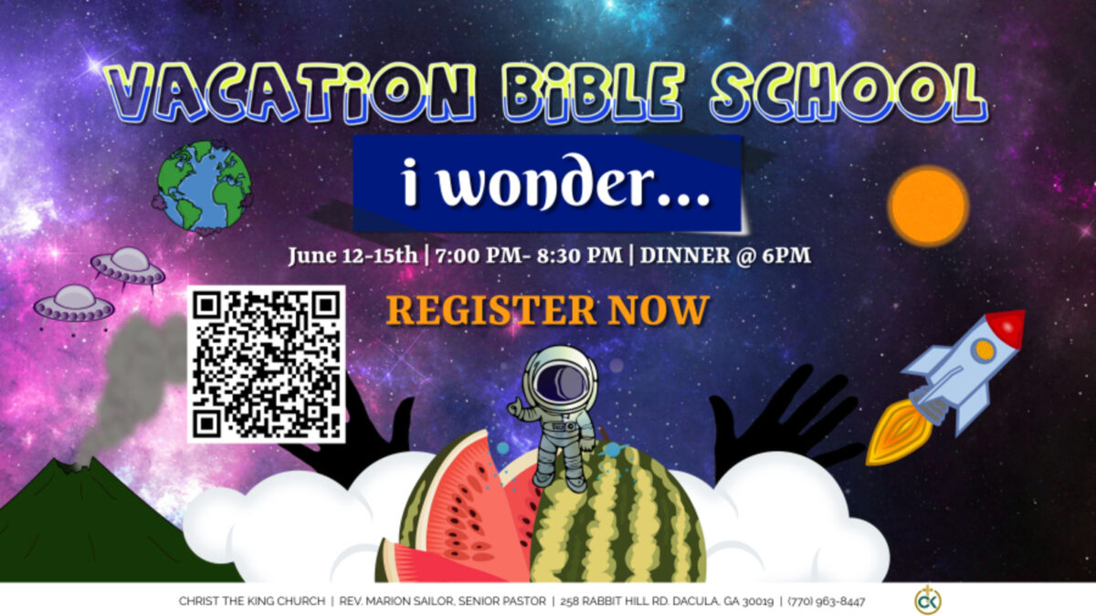 Join us for 2023 VBS June 12- 15