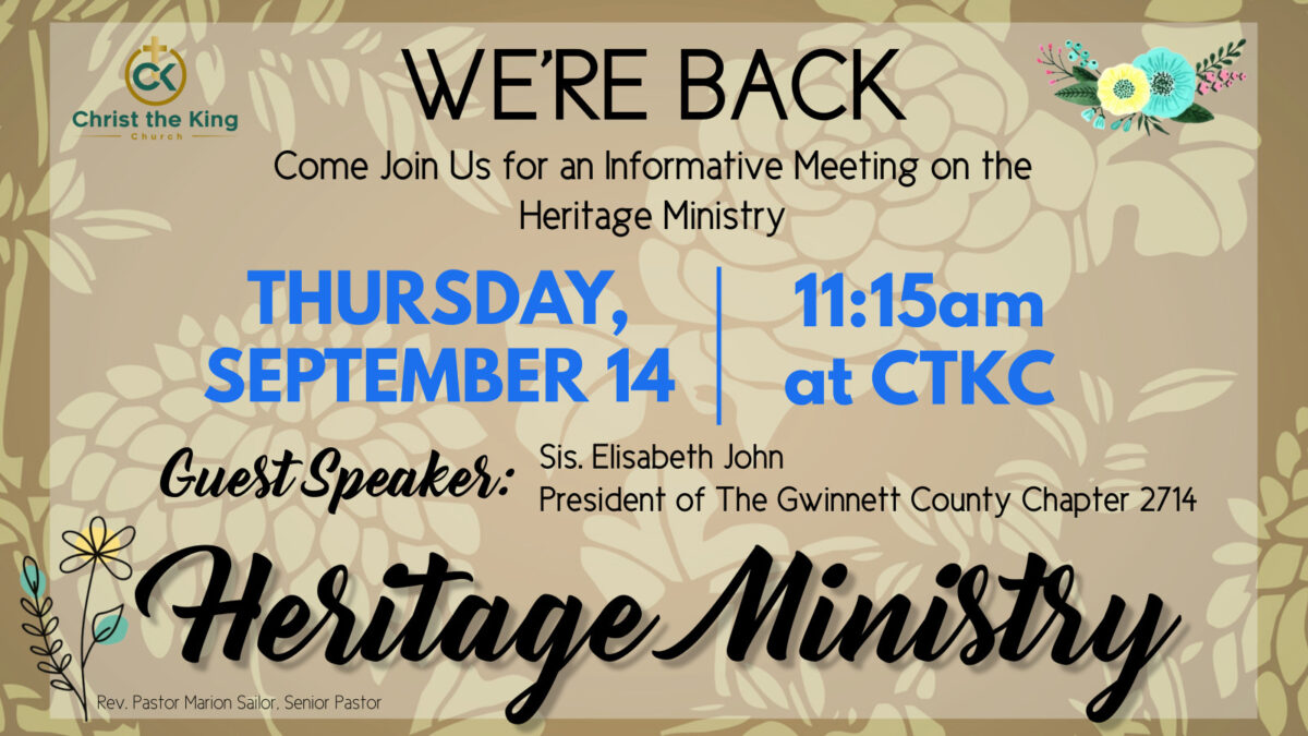 Heritage Meeting is back