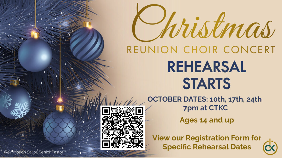 Christmas Reunion Choir Rehearsal
