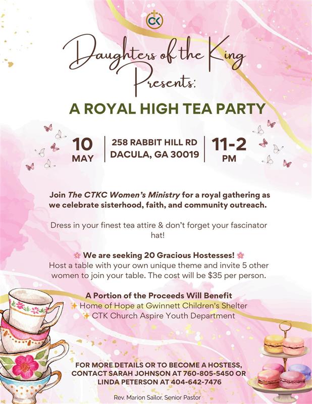Royal high tea party