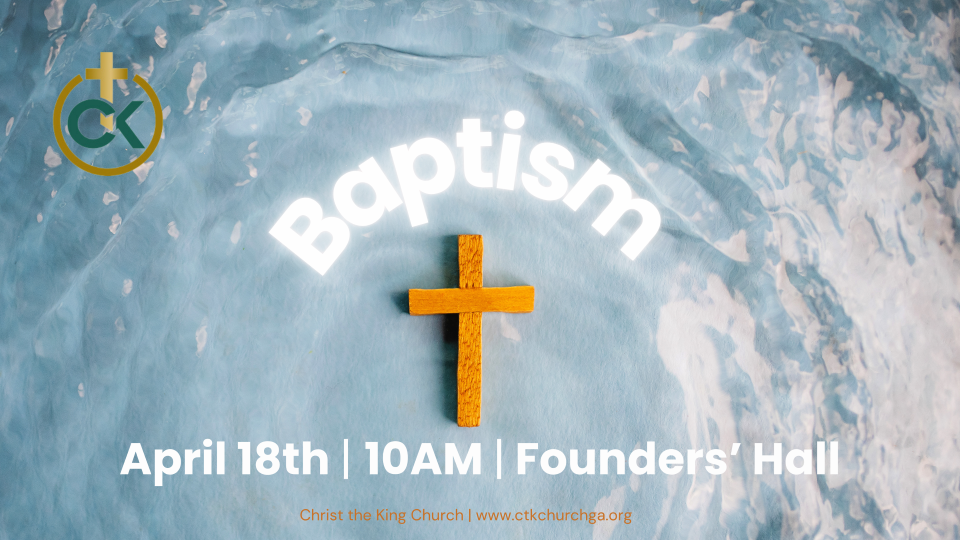 Baptism Saturday